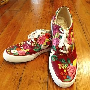 Keds 8.5 Rifle Paper Co Sneakers Floral Print